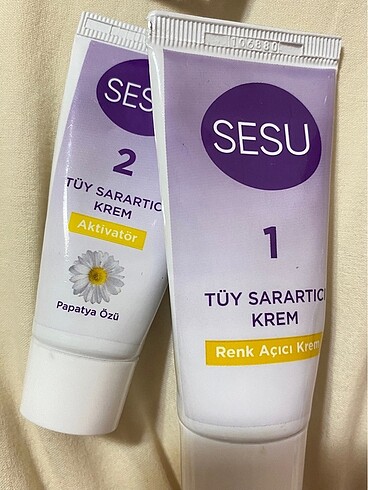 sesu tüy sarartıcı krem