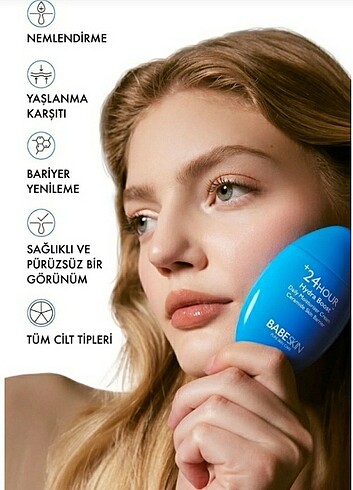 Babyliss Babeskin nemlendirici yüz kremi 