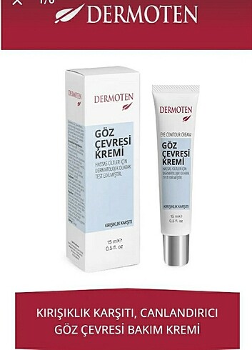 Dermoten göz çevresi kremi  - Görsel 2