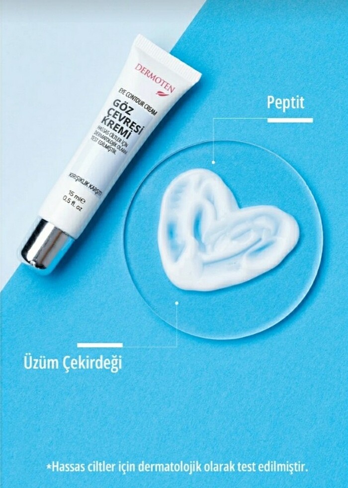 Dermoten göz çevresi kremi  - Görsel 3