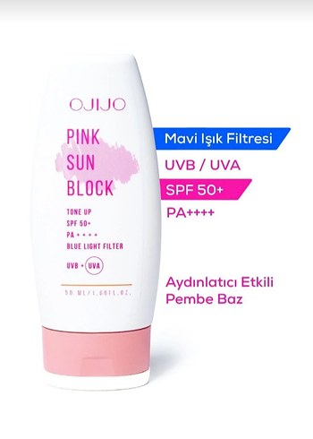 Ojijo Pembe Güneş Koruyucu SPF 50 - Görsel 4