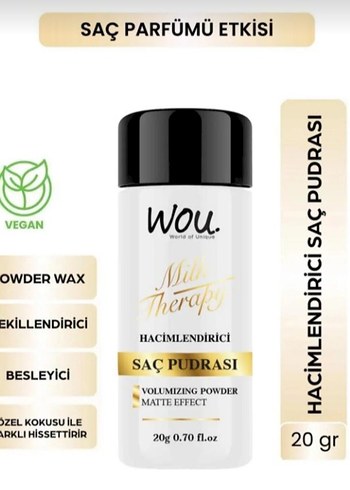 Wou Milk Therapy Toz saç pudra - Görsel 3