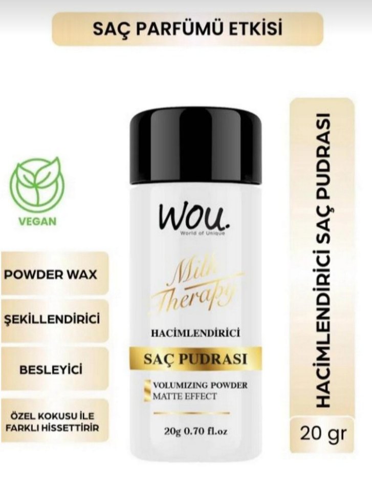 Wou Milk Therapy Toz saç pudra - Görsel 3