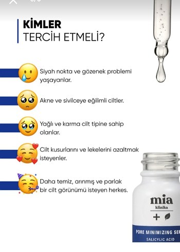 Mia Klinika Gözenek Sıkılaştırıcı Serum - Görsel 8