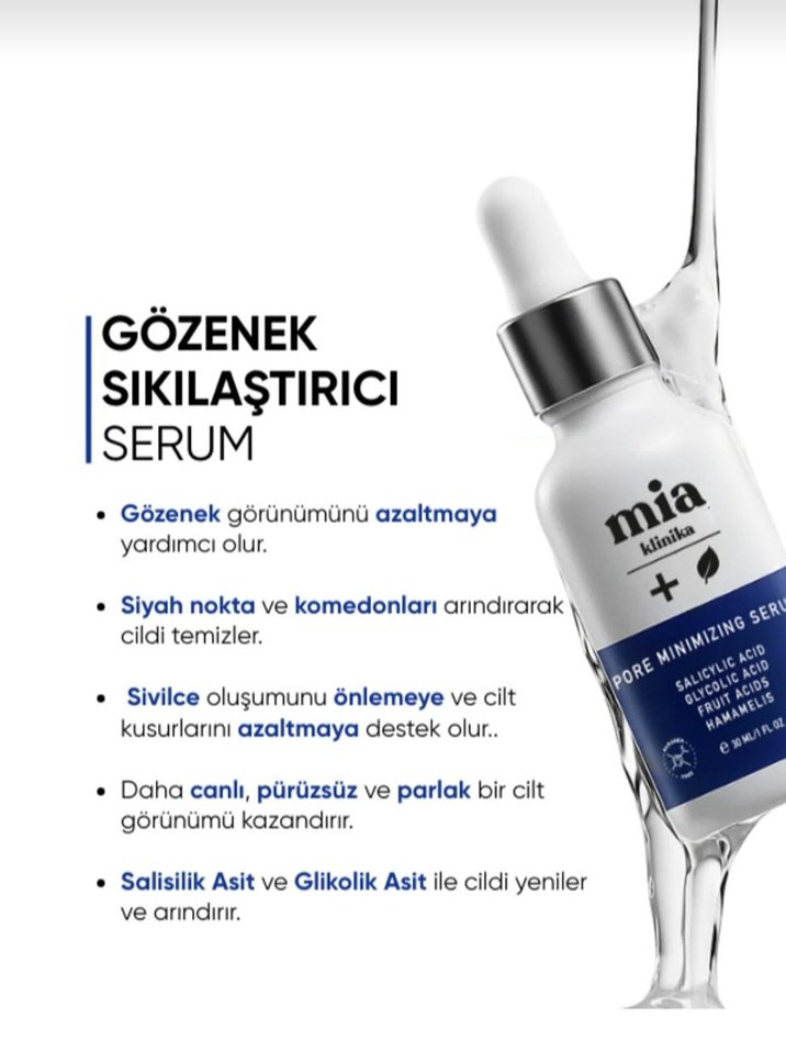 Mia Klinika Gözenek Sıkılaştırıcı Serum - Görsel 5