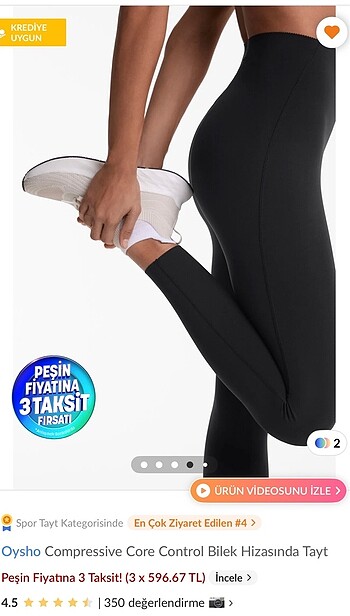l Beden OYSHO compressive core bilek hizası tayt