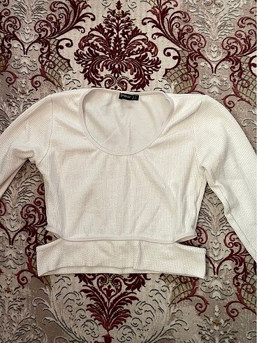 ambar m beden beyaz crop
