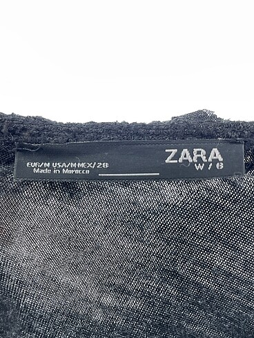 m Beden siyah Renk Zara Bluz %70 İndirimli.
