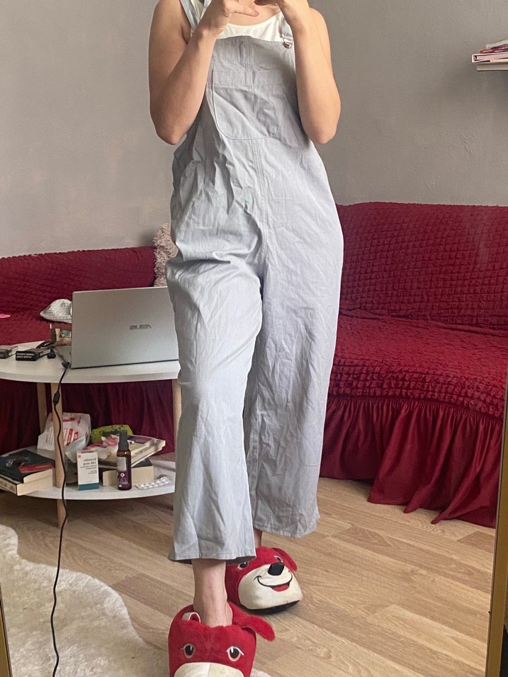 Gri Keten  Tulum - Görsel 3