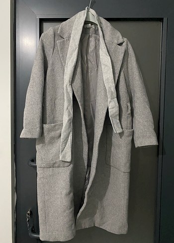 H&M Sikligin Ve Rahatligin Bulustugu Gri Uzun Kaban H M