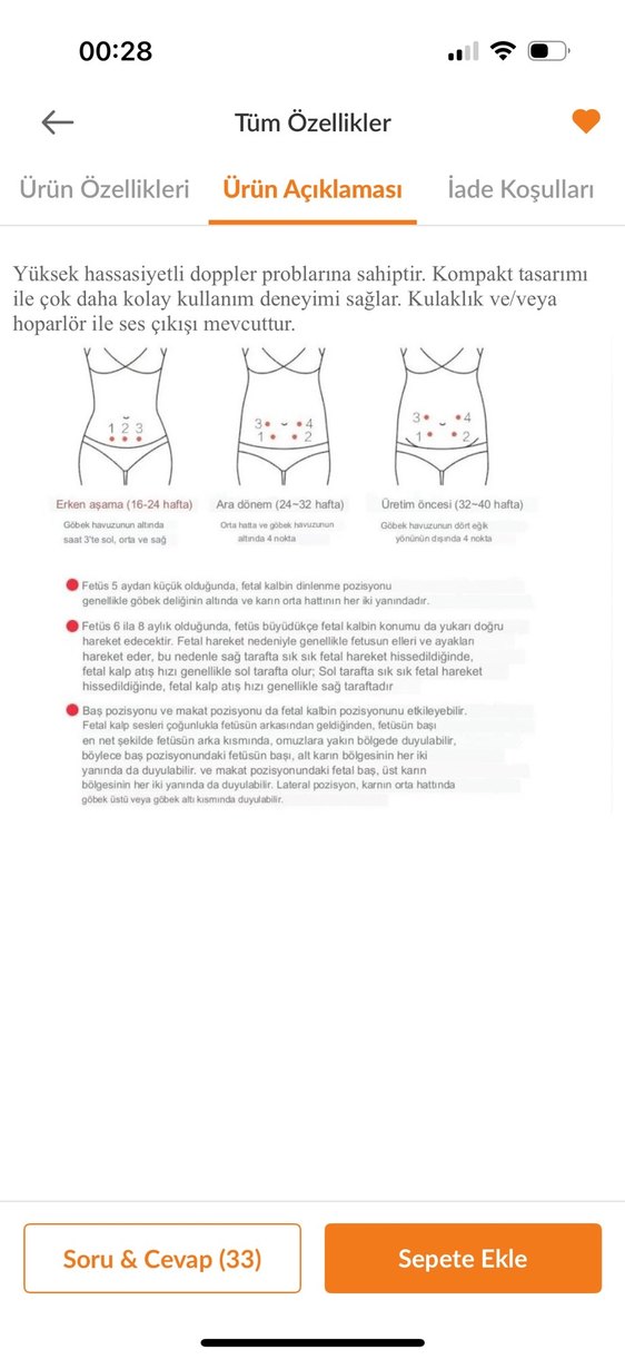 Beyaz Bebek Monitörü VZN Modeli - Görsel 4