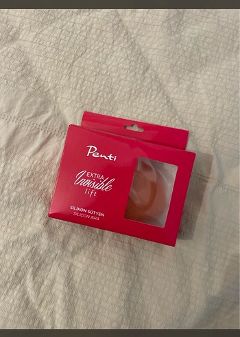 Penti Dekoltemiz Silikon Sütyen Bej - Görsel 3