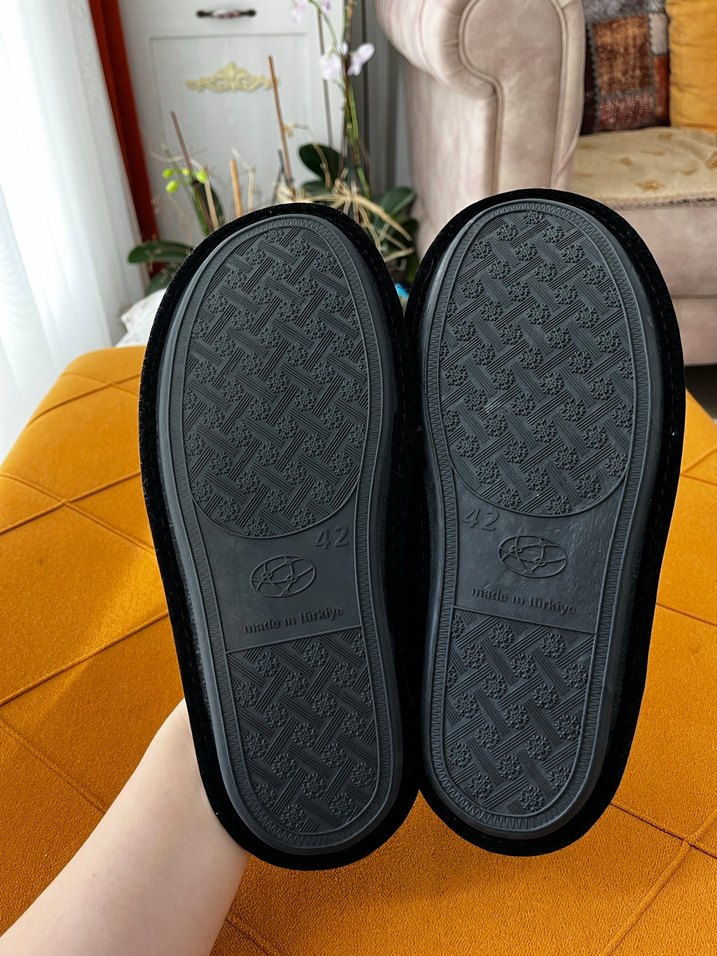 Erkek Çocuk Füme Keçe Sıcak Terlik - Görsel 2