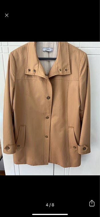 xl Beden camel Renk Ekol vintage ceket