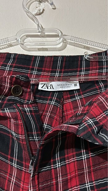 Zara Zara ekoseli pantolon