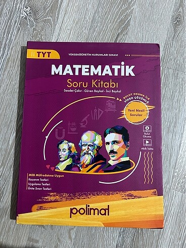 Polimat yayınları tyt matematik 2024 basım test kitabı