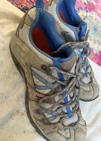38 Beden Merrel Kadın bej outdoor Bağcıklı Spor Ayakkabı