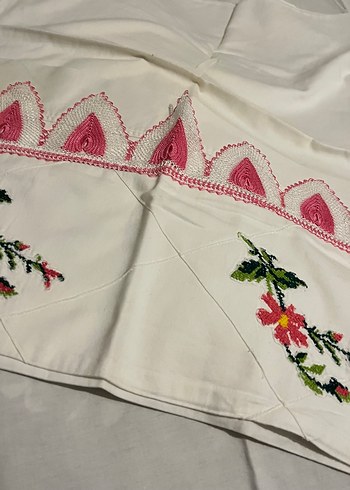 İğne oyası ve kanaviçe pike takımı - Görsel 9