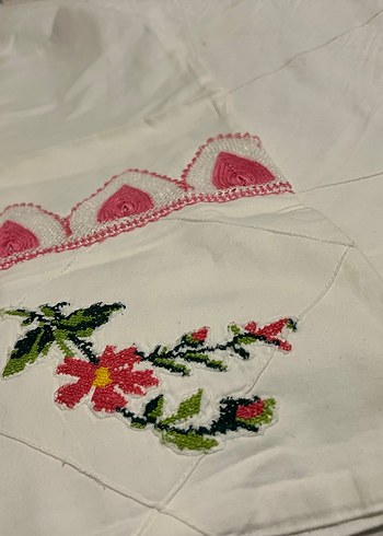 İğne oyası ve kanaviçe pike takımı - Görsel 5