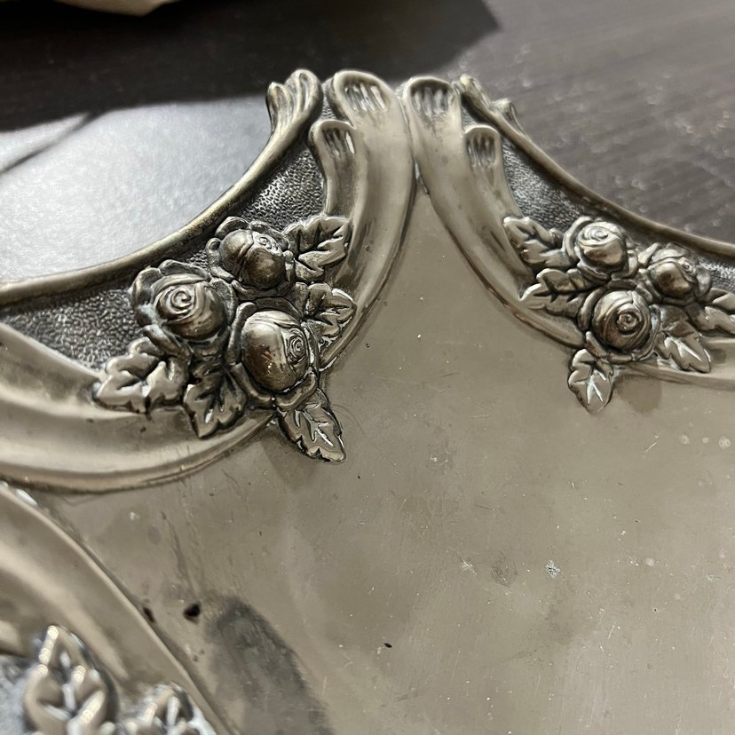 Çiçek Vintage Tabak - Görsel 2