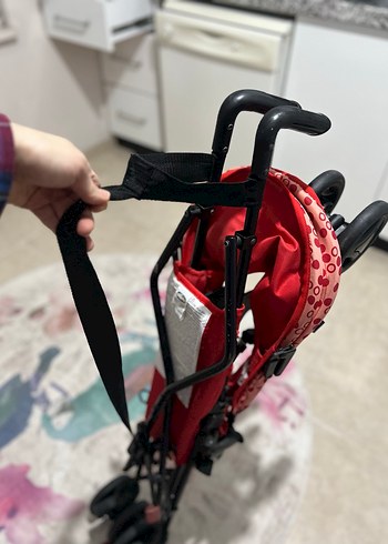 Chicco Kırmızı Desenli baston Bebek Arabası - Görsel 14