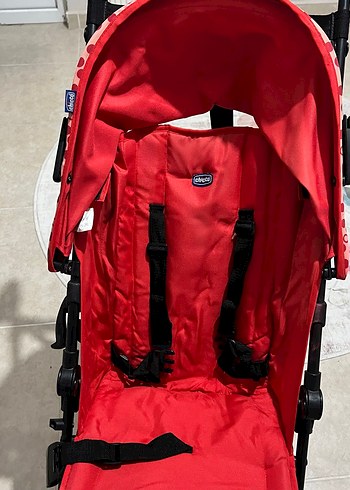 Chicco Kırmızı Desenli baston Bebek Arabası - Görsel 8