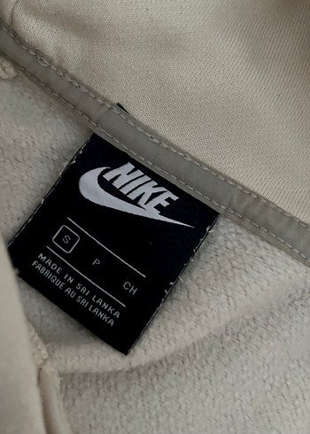 Kadın açık sarı Nike Kapüşonlu Sweatshirt - Görsel 7