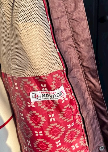 Yüksek Yakalı Koyu Bordo kadın rüzgarlık yağmurluk - Görsel 9