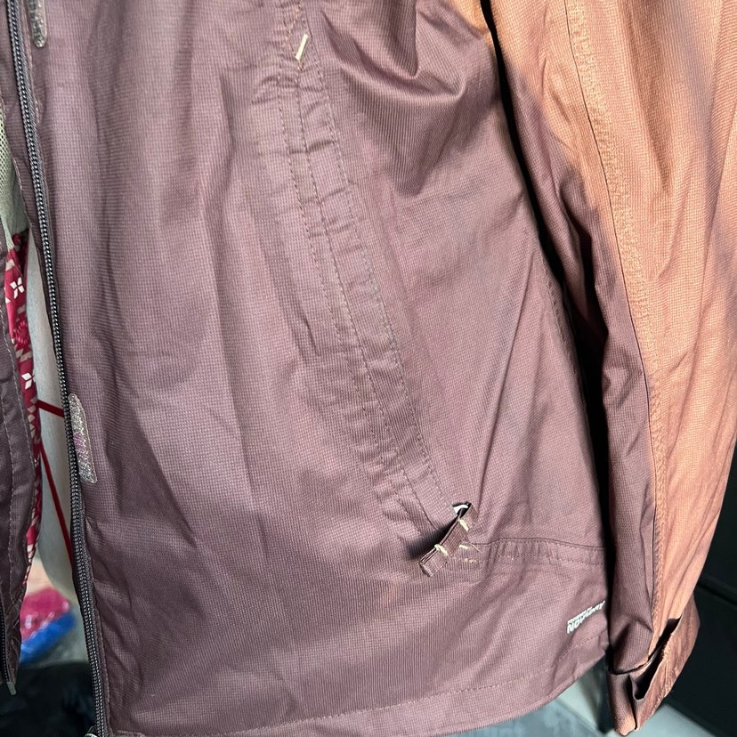 Yüksek Yakalı Koyu Bordo kadın rüzgarlık yağmurluk - Görsel 5