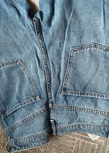 Koton mom jeans Düğmeli Kadın Mavi Denim Jean - Görsel 5