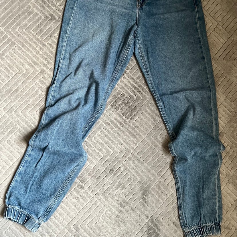 Koton mom jeans Düğmeli Kadın Mavi Denim Jean - Görsel 2