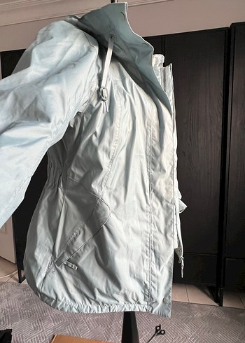 Quechua Turkuaz Kapüşonlu Fermuarlı Kadın mont - Görsel 10