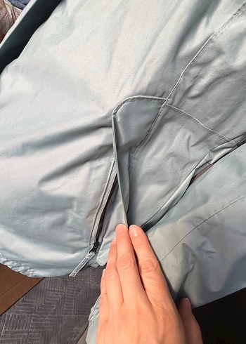 Quechua Turkuaz Kapüşonlu Fermuarlı Kadın mont - Görsel 15