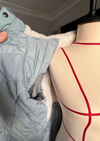 Quechua Turkuaz Kapüşonlu Fermuarlı Kadın mont - Görsel 9