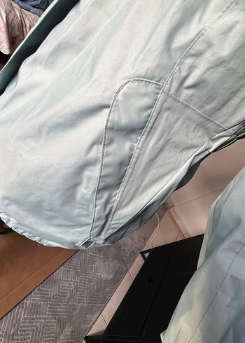 Quechua Turkuaz Kapüşonlu Fermuarlı Kadın mont - Görsel 4