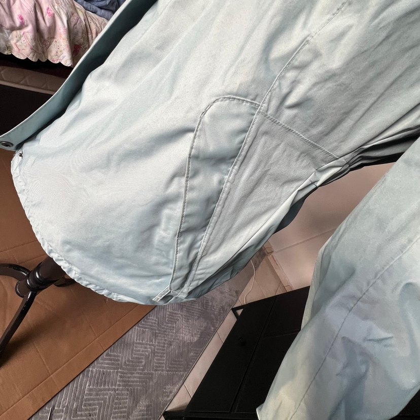 Quechua Turkuaz Kapüşonlu Fermuarlı Kadın mont - Görsel 4