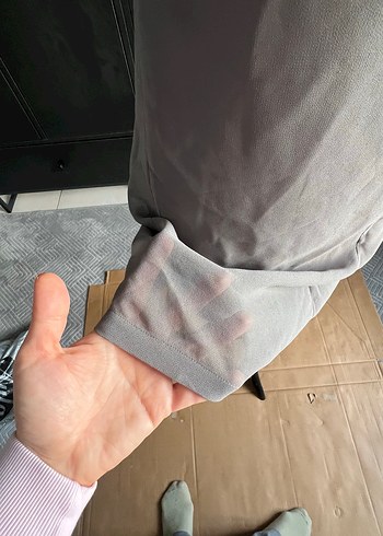 culture marka Gri ışıltılı yaka detaylı şık elbise - Görsel 10