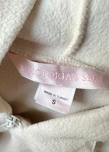 Kapüşonlu Beyaz krem polar ev elbisesi - Görsel 7