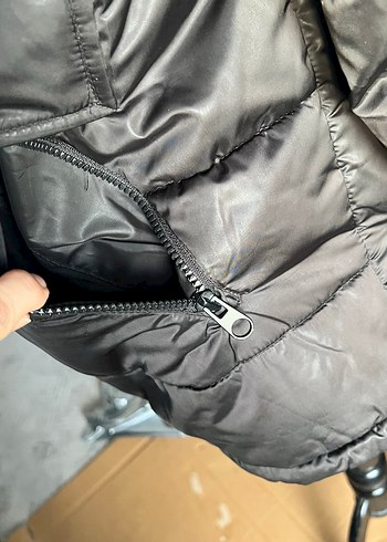 Zara Kapüşonlu şişme Kadın Montu - Görsel 3