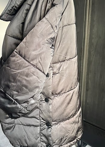 Zara Kapüşonlu şişme Kadın Montu - Görsel 4