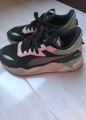 39 Beden pembe Renk Puma Platform Topuklu Pembe Kadın Spor Ayakkabı