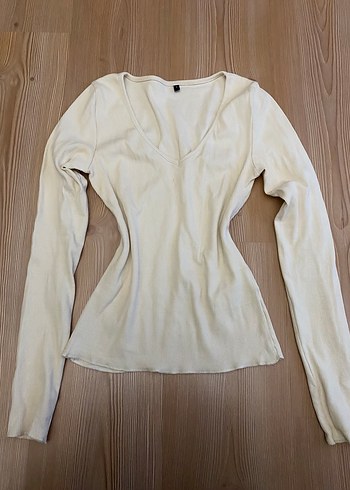 V Yaka Bluz - Görsel 2