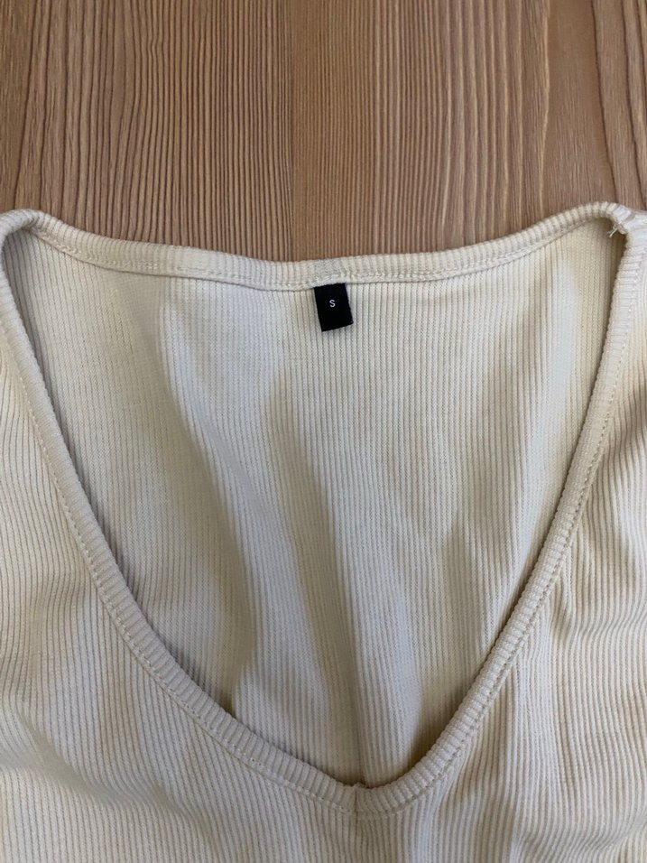 V Yaka Bluz - Görsel 3