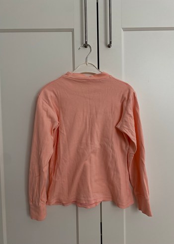 Kız Çocuk Pembe Uzun Kollu Tişört - Görsel 2