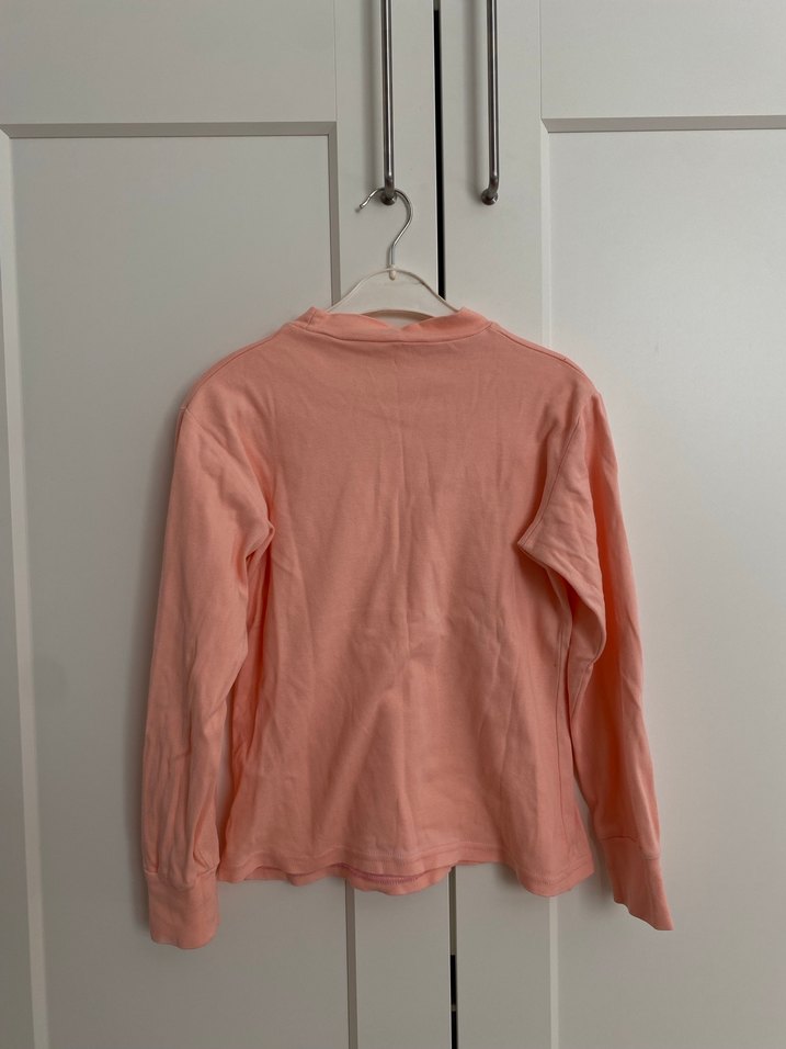 Kız Çocuk Pembe Uzun Kollu Tişört - Görsel 2