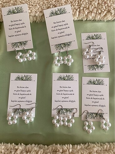Accessorize 10lu hediyelik küpe nişan nikah söz bekarlığa veda