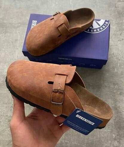 38 Beden Taba renk Birkenstock unisex terlik