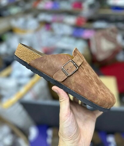 38 Beden kahverengi Renk Taba renk Birkenstock unisex terlik