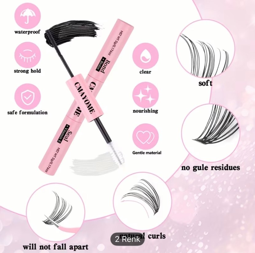 Takma Kirpik yapıştırma Seti - Görsel 3