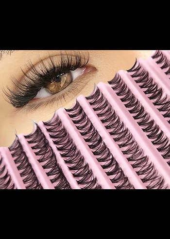 200 adet ıslak görünümlü takma kirpik - Görsel 7